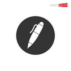 Pen Education Icon Design Vector