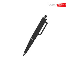 Pen Education Icon Design Vector