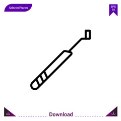  periodontal-scaler medical  icon vector . Best modern, simple, isolated, application ,medical icons, logo, flat icon for website design or mobile applications, UI / UX design vector format