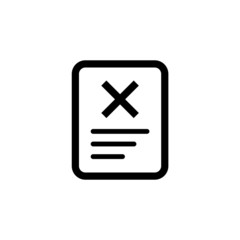 Obraz premium close document sign icon design vector illustration