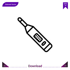 thermometer icon vector . Best modern, simple, isolated, application ,medical icons, logo, flat icon for website design or mobile applications, UI / UX design vector format