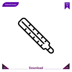 thermometer icon vector . Best modern, simple, isolated, application ,medical icons, logo, flat icon for website design or mobile applications, UI / UX design vector format