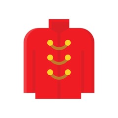 china wedding coat or dress vector in flat design