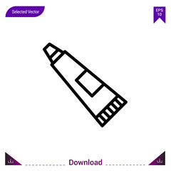 ointment medical icon vector . Best modern, simple, isolated, application ,medical icons, logo, flat icon for website design or mobile applications, UI / UX design vector format