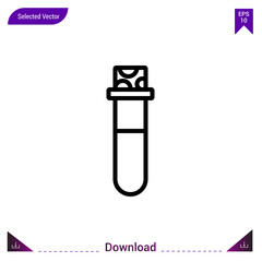 blood-sample icon vector . Best modern, simple, isolated, application ,medical icons, logo, flat icon for website design or mobile applications, UI / UX design vector format