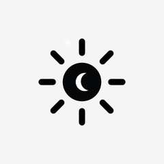 setting dark mode sign icon design vector illustration