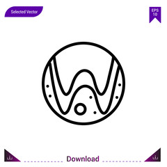  gum medical icon vector . Best modern, simple, isolated, application ,medical icons, logo, flat icon for website design or mobile applications, UI / UX design vector format