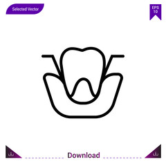 extraction icon vector . Best modern, simple, isolated, application ,medical icons, logo, flat icon for website design or mobile applications, UI / UX design vector format