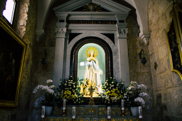 church of the Nativity in Bethlehem in Palestine