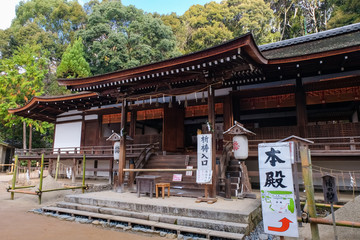 京都 宇治上神社 拝殿