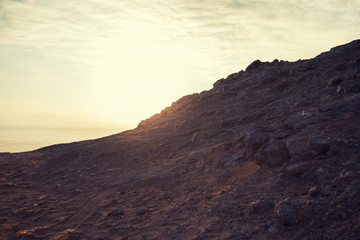 AL FAYA Mountain - DUBAI - UAE dusk time view