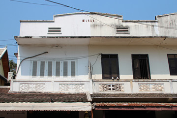 building (house ?) in luang prabang (laos)