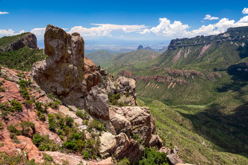 Big Bend National Park in a summer day