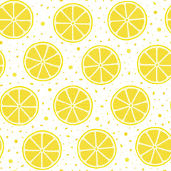 Frische Zitronen Hintergrund, von Hand gezeichnet.