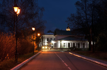 Old street in Plyos. Ivanovo oblast. Russia