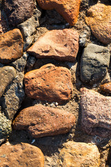 Texture of crushed stone background