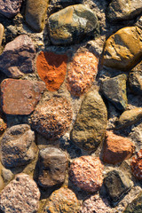 Texture of crushed stone background