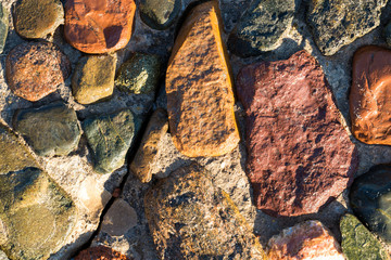 Texture of crushed stone background
