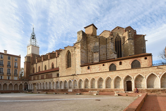 view of Campo Santo Perpingnan, France