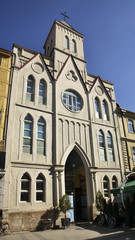 Fototapeta premium Catholic church Holy Heart of Jesus in Bitola. Macedonia