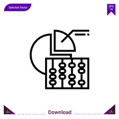 statistics icon vector . Best modern, simple, isolated, application ,statistical-analysis icons, logo, flat icon for website design or mobile applications, UI / UX design vector format