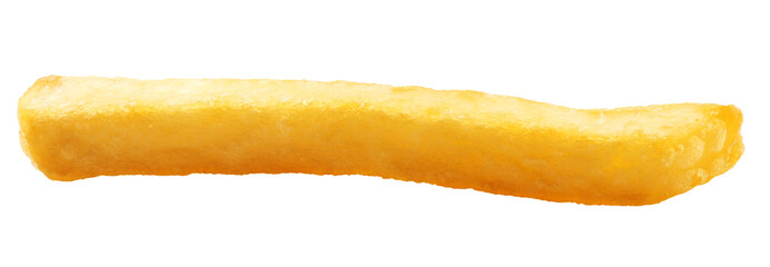 french fries, potato fry isolated on white background, clipping path, full depth of field