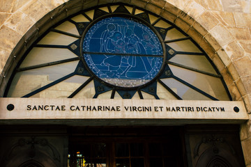 church of the Nativity in Bethlehem in Palestine