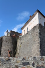 Fototapeta na wymiar View to Palanok castle in Mukachevo, Ukraine