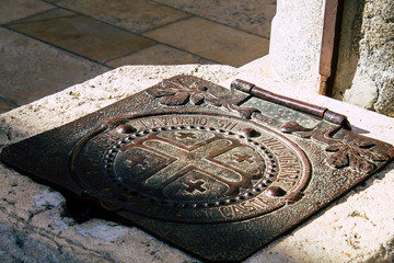 church of the Nativity in Bethlehem in Palestine