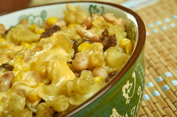 Creamy Cheesy Taco Pasta Bake