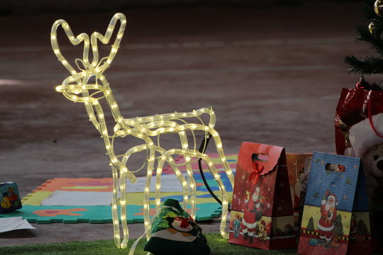 Decorazione natalizia - Renna luminosa
