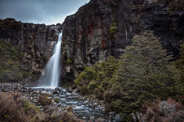 Fototapeta na wymiar Taranaki Falls, Tongariro National Park, New Zealand