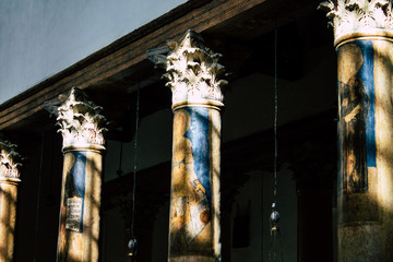 church of the Nativity in Bethlehem in Palestine