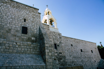 church of the Nativity in Bethlehem in Palestine