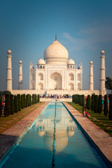 Taj Mahal monument in Agra, India.