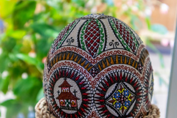 Colorful Easter Eggs. Old Easter Traditions in Romania