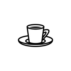 Espresso cup vector