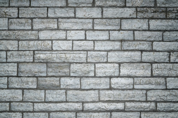 The texture of the brick wall is gray, it looks modern