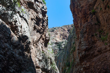 Vista del canyon di Bidda Mores