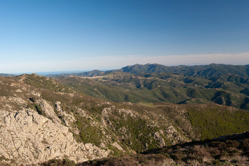 Fototapeta na wymiar Panorama da Monte Correxerbu