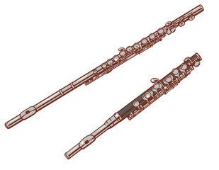 Flute and piccolo.