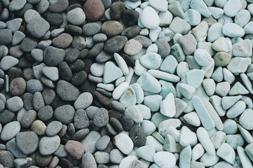 boulder pebble beach Stones background Seamless Tileable Texture