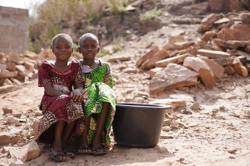 Climate Change, African Children walk hours to get to a Well