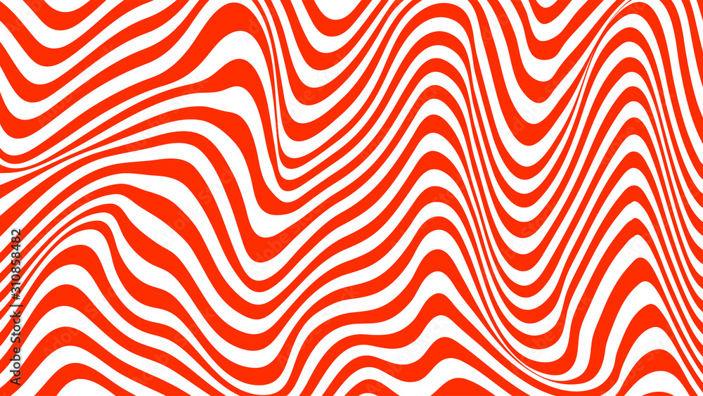 Poster Wave Stripe Background. Simple texture for abstract cover design. Decorative color art. Banner, poster template. Vector effect. Wave line pattern. Modern graphic design. Digital drawing. EPS10 vector.