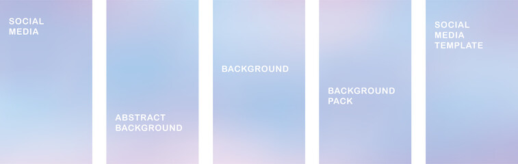 Social media abstract background pack