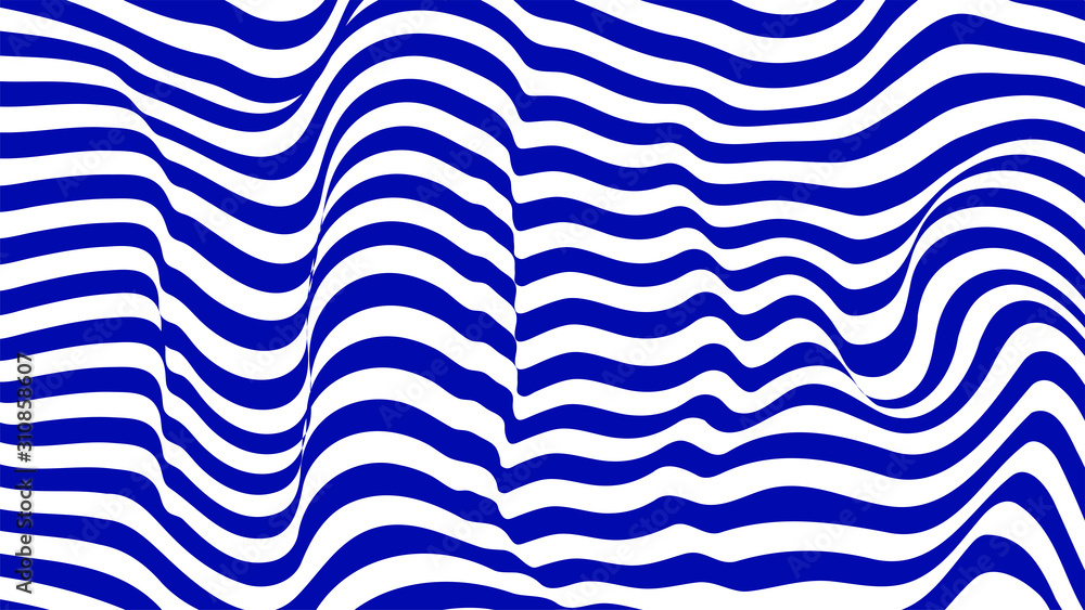 Poster Wave Stripe Background. Simple texture for abstract cover design. Decorative color art. Banner, poster template. Vector effect. Wave line pattern. Modern graphic design. Digital drawing. EPS10 vector.