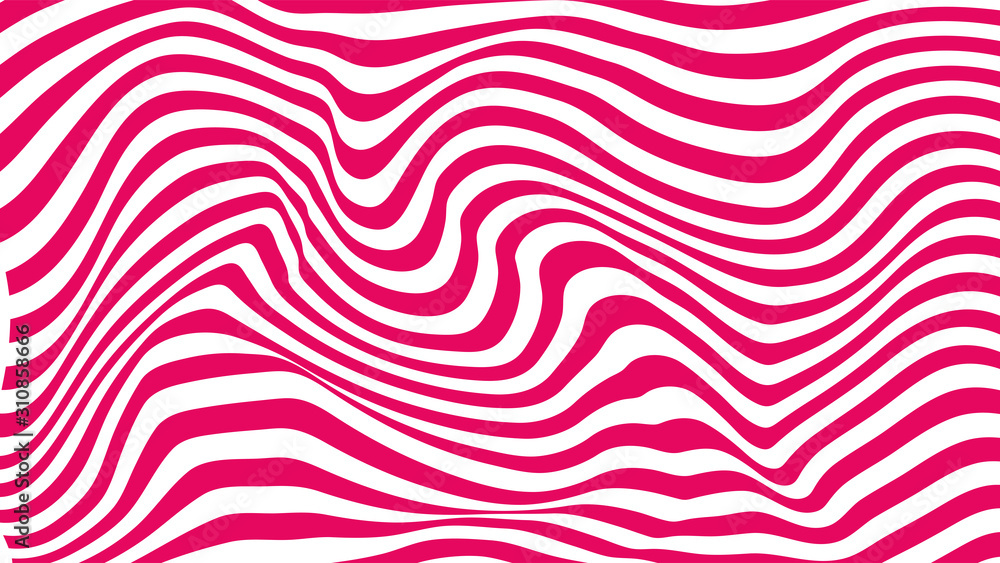 Poster Wave Stripe Background. Simple texture for abstract cover design. Decorative color art. Banner, poster template. Vector effect. Wave line pattern. Modern graphic design. Digital drawing. EPS10 vector.