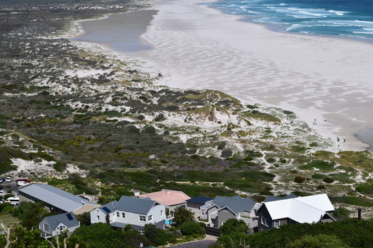 Awsome view beach turquoise sea in South Africa