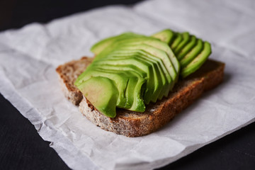 toast with avocado