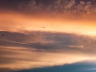 sky with clouds